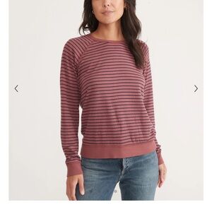 Marine Layer Reversible Raglan Long Sleeve Medium